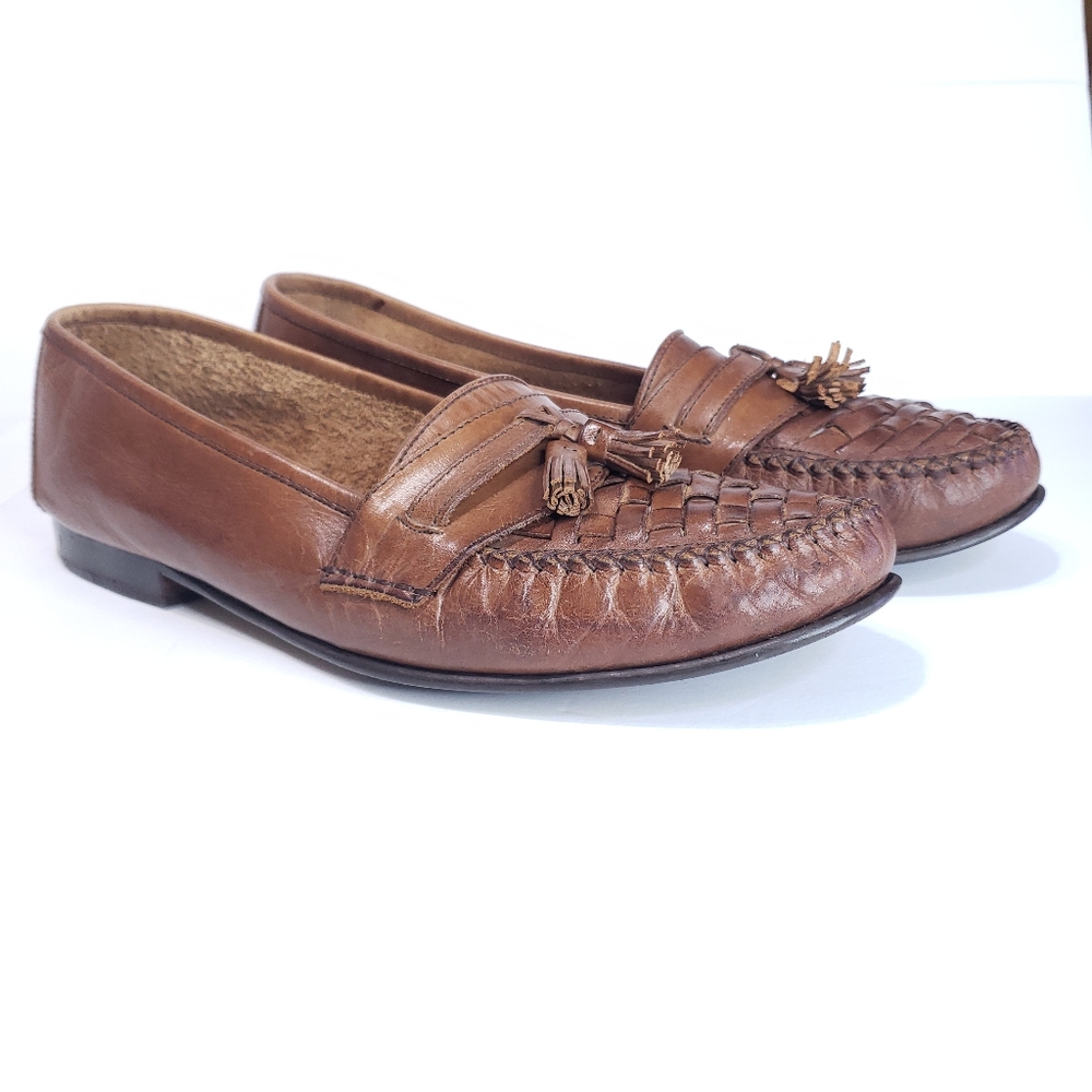 Men's Mario De Gerard Leather Tassle Loafers (13)